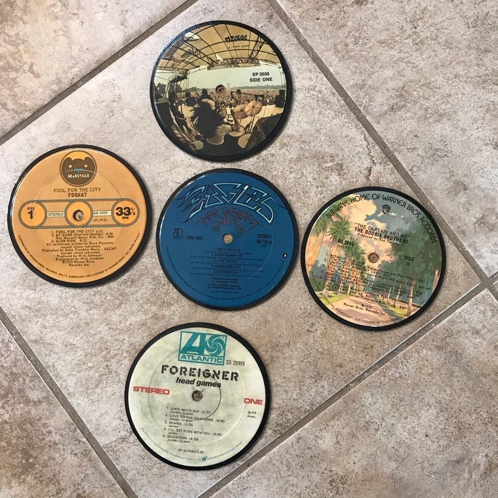 🎼VINTAGE Record Album Coasters